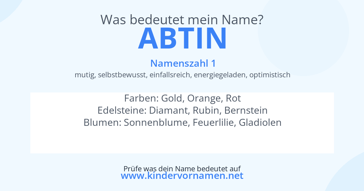 Was bedeutet der Name Abtin?