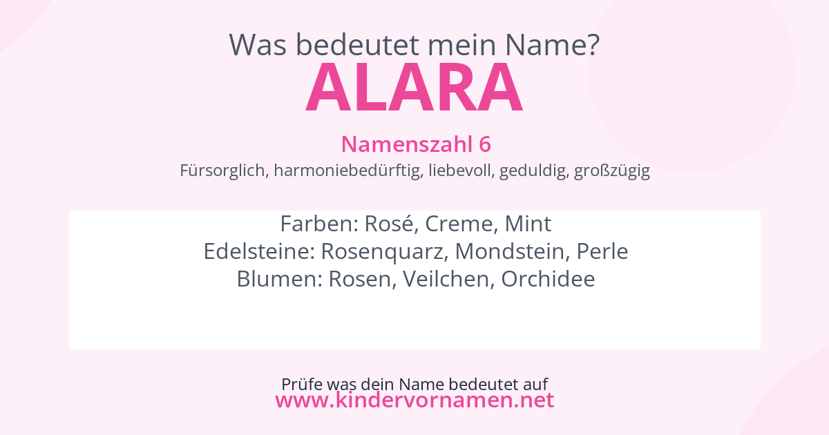 Was bedeutet der Name Alara?
