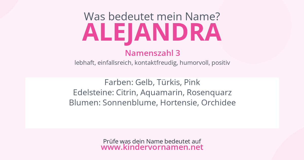 Was bedeutet der Name Alejandra?