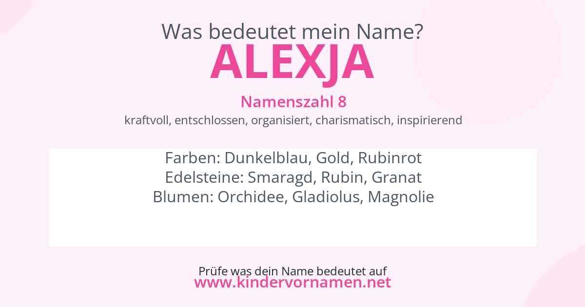 Was bedeutet der Name Alexja?