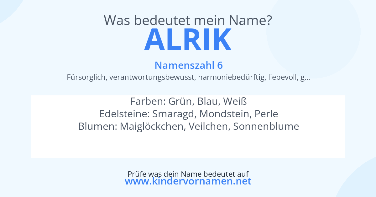 Was bedeutet der Name Alrik?