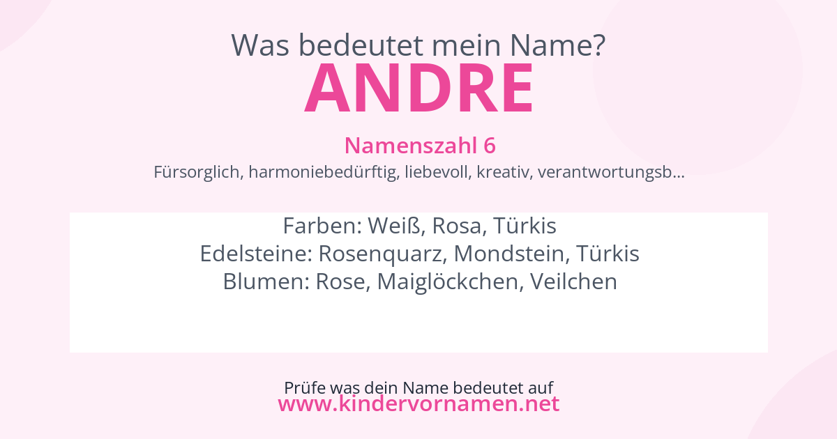 Was bedeutet der Name Andre?