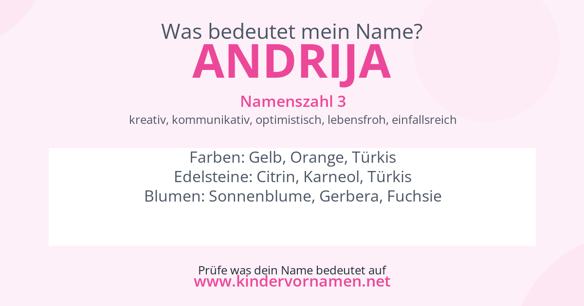 Was bedeutet der Name Andrija?