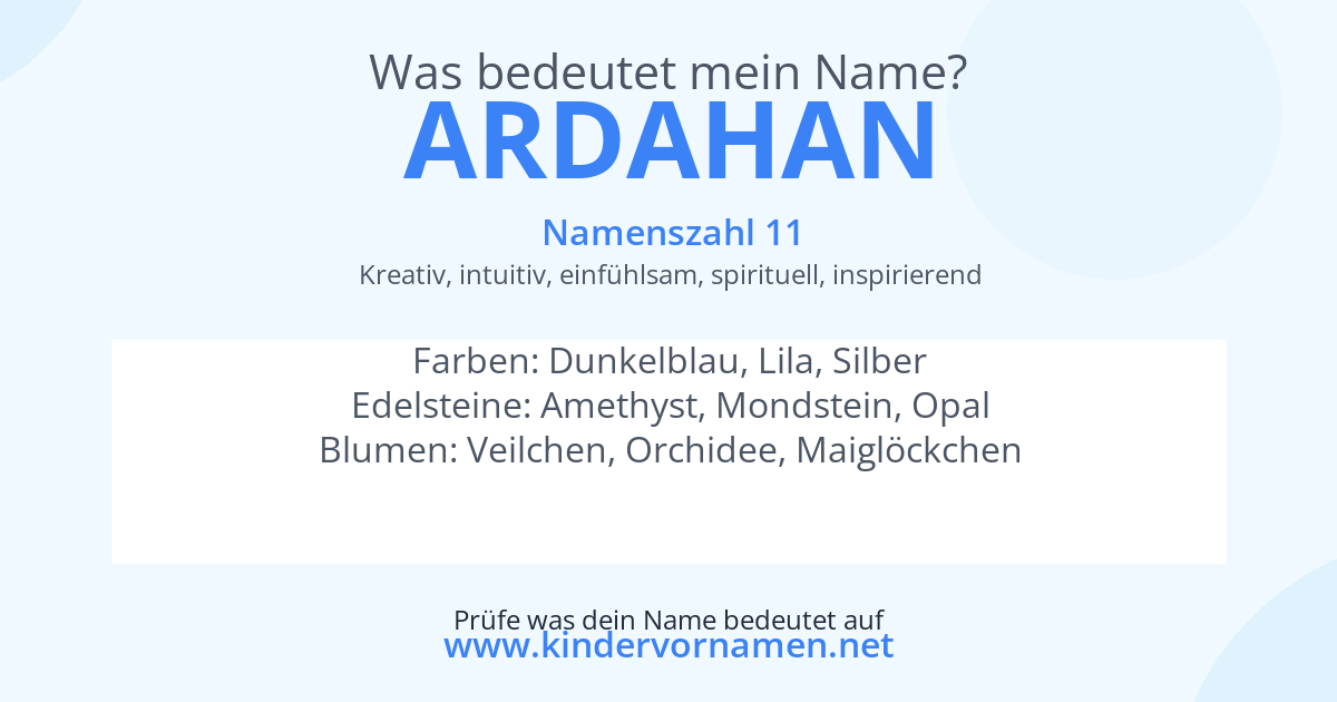 Was bedeutet der Name Ardahan?