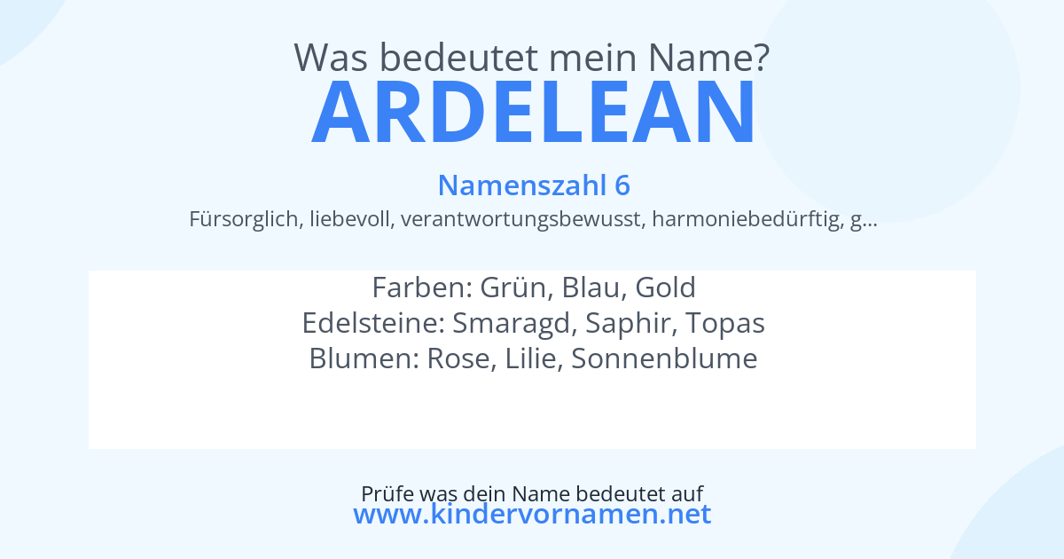 Was bedeutet der Name Ardelean?
