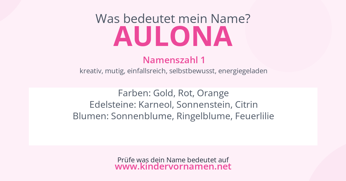 Was bedeutet der Name Aulona?