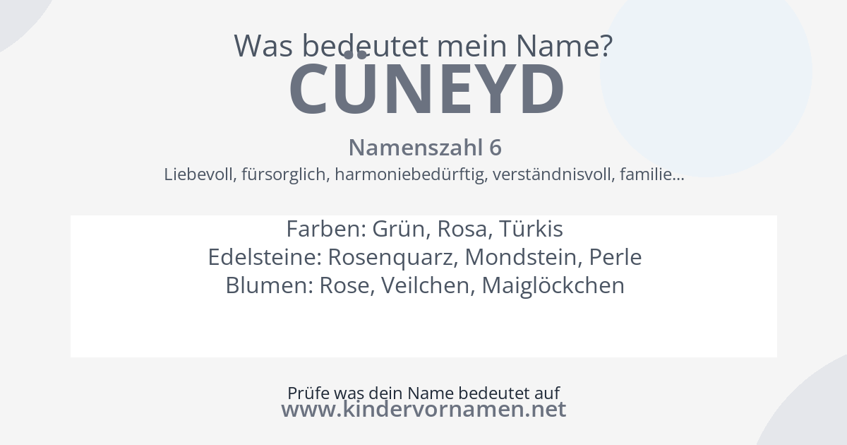 Was bedeutet der Name Cüneyd?
