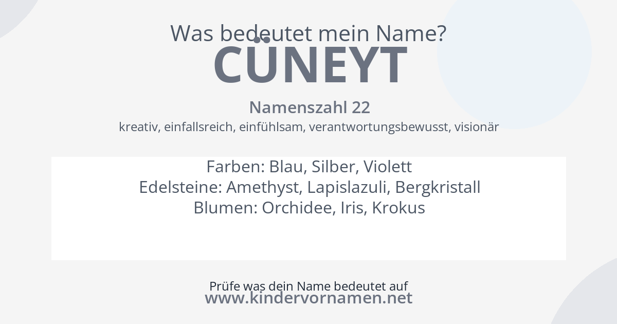 Was bedeutet der Name Cüneyt?