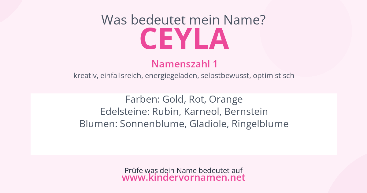 Was bedeutet der Name Ceyla?