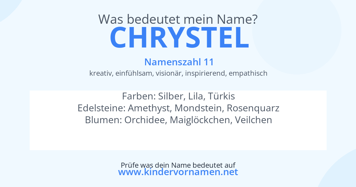 Was bedeutet der Name Chrystel?