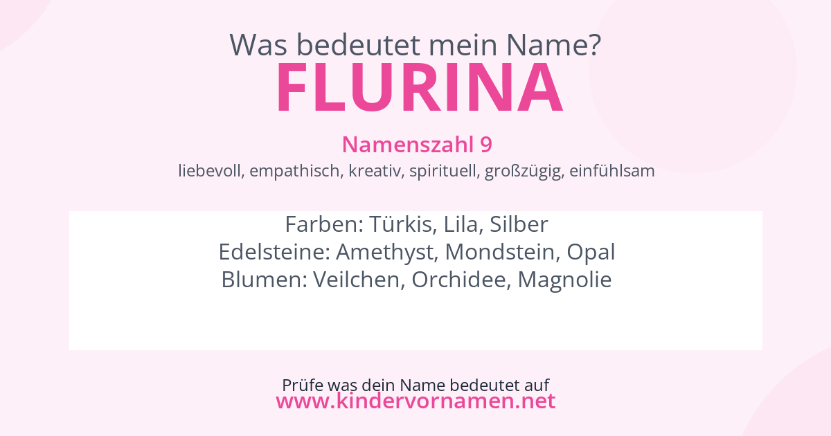 Was bedeutet der Name Flurina?