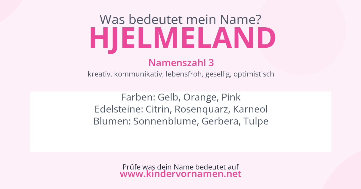 Was bedeutet der Name Hjelmeland?