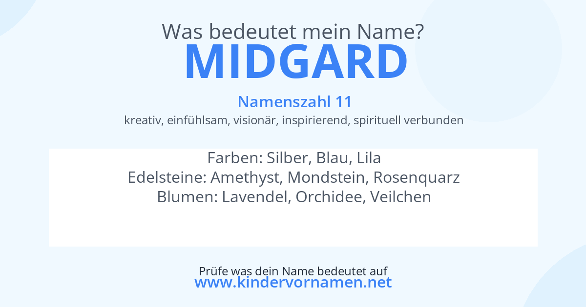 Was bedeutet der Name Midgard?