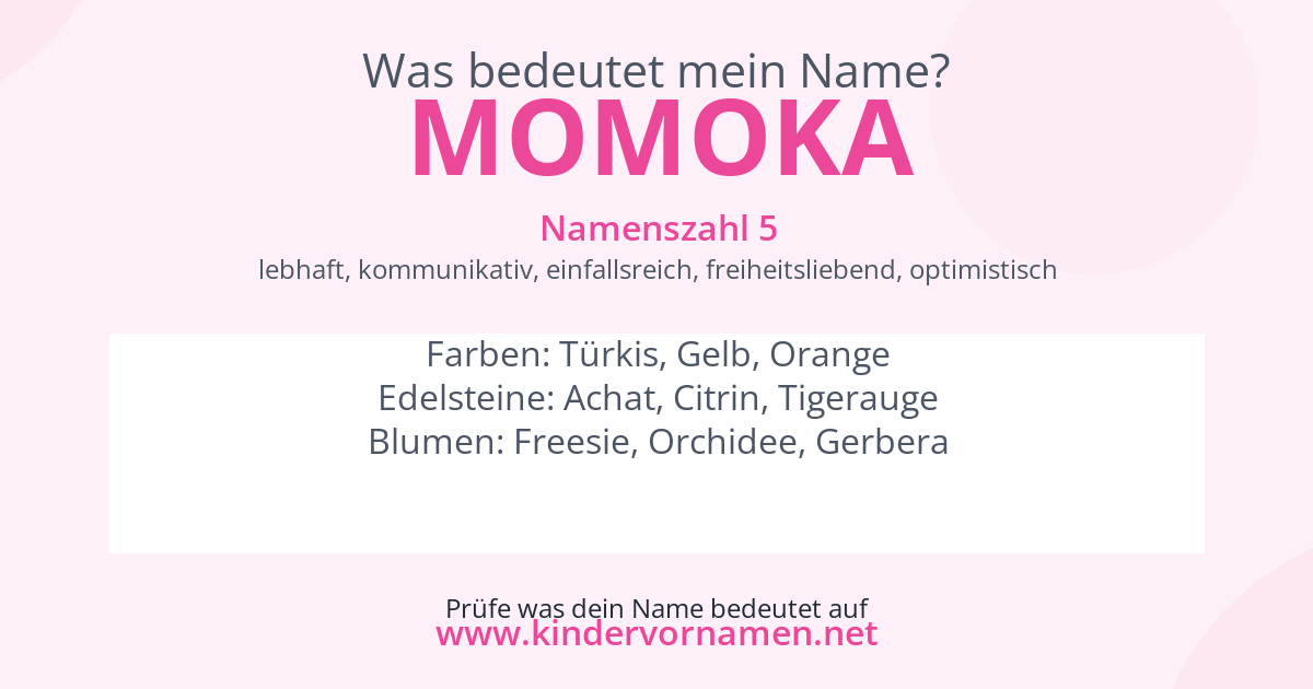 Was bedeutet der Name Momoka?