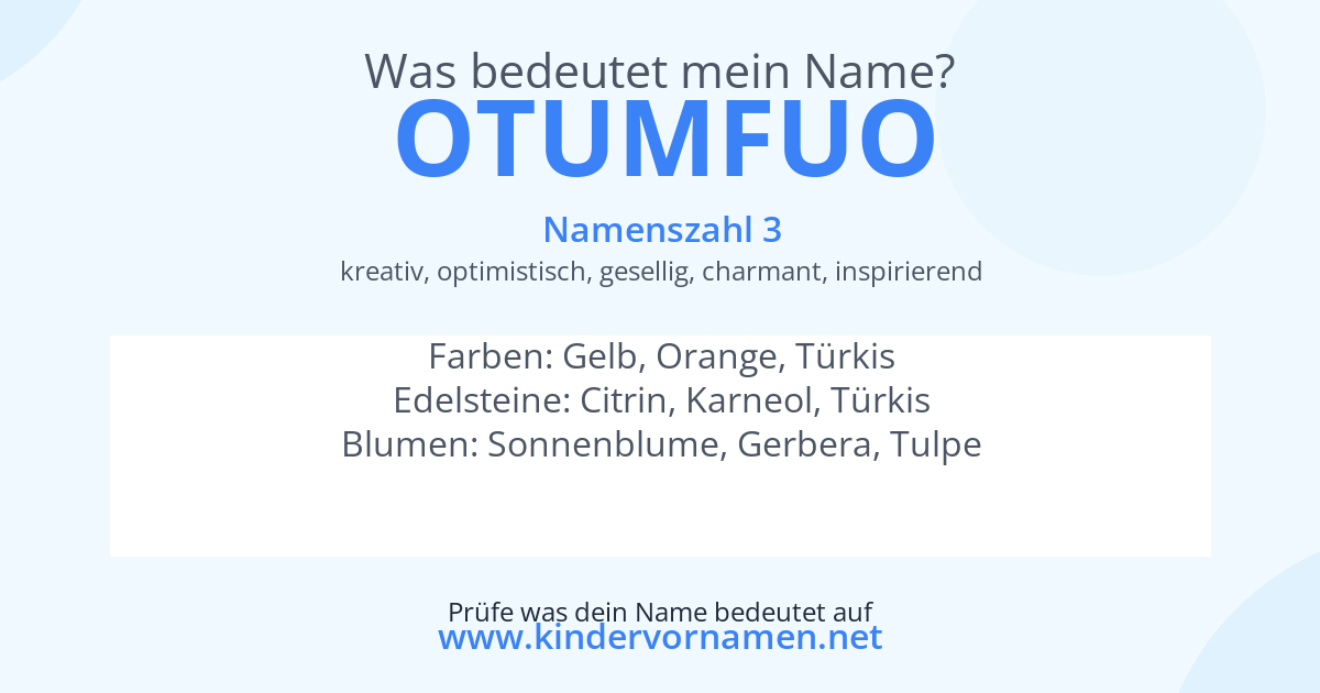 Was bedeutet der Name Otumfuo?