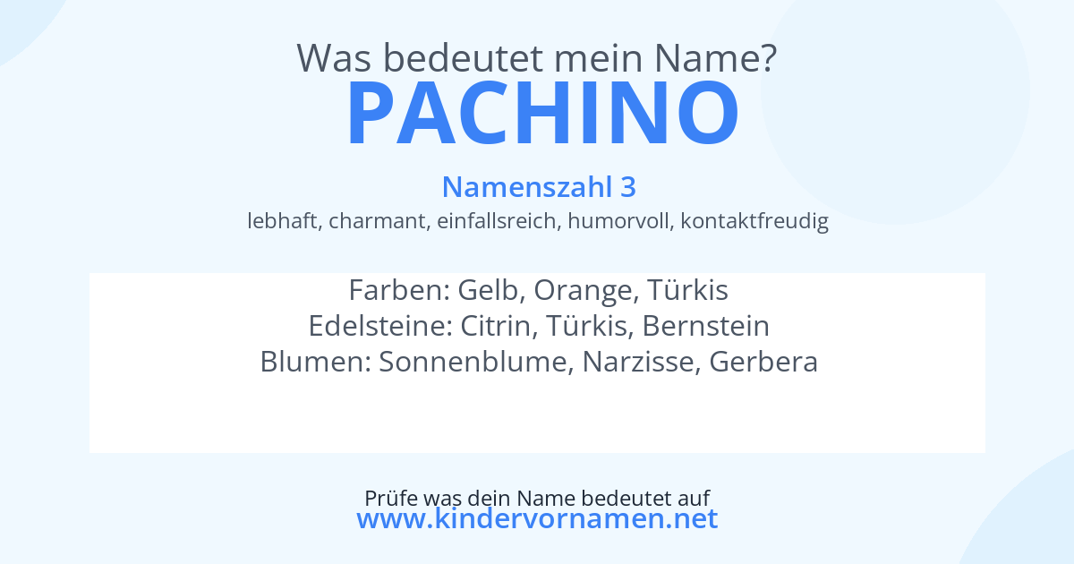 Was bedeutet der Name Pachino?
