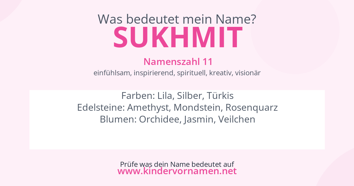 Was bedeutet der Name Sukhmit?
