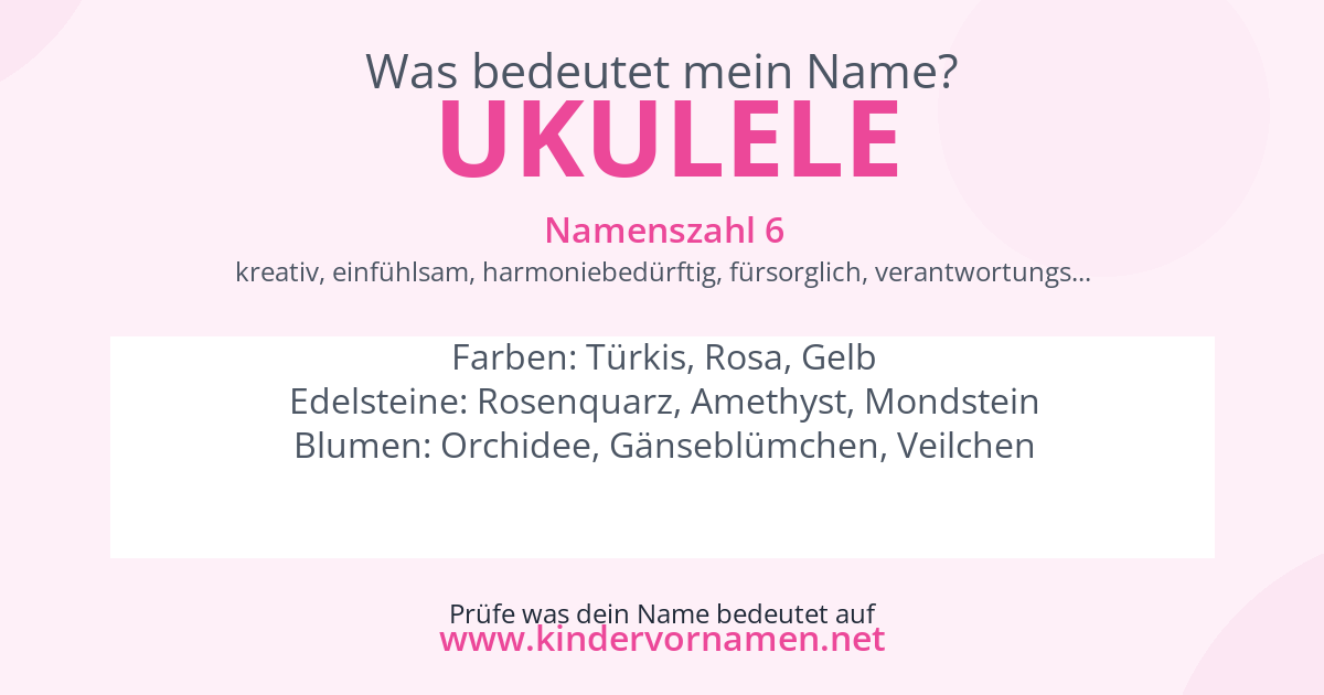 Was bedeutet der Name Ukulele?