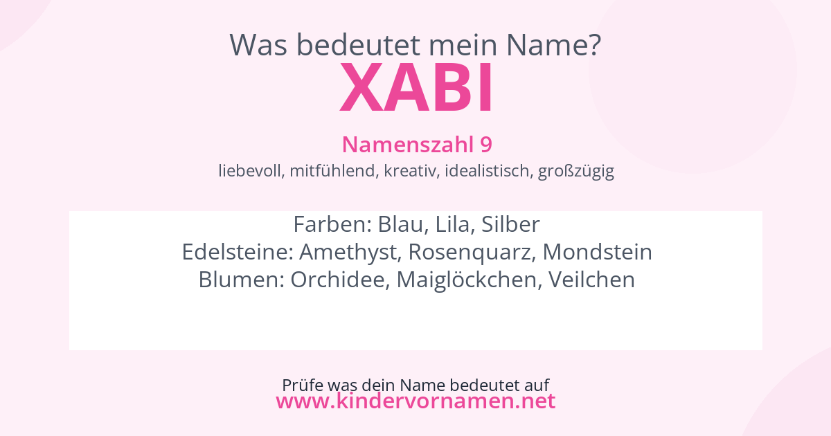 Was bedeutet der Name Xabi?